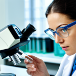 Medical Research Lab**

"A bright and modern medical research laboratory. A female scientist in a fully clothed lab coat and safety glasses is carefully examining a petri dish containing bacteria. Microscopes and other scientific equipment are visible in the background. Focus on the detail of the lab environment and the scientist's focused expression. Safe for work, appropriate content, professional, fully clothed, perfect anatomy, natural proportions, high quality."

**