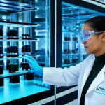 Home 9 면역세포 치료제 시장 - **Prompt: Cutting-Edge CAR-T Cell Research Lab**
"A vibrant, high-definition image capturing a s...